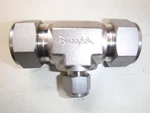 Swagelok Ss 1610-3-16-8 Reducing Union Tee 1" X 1/2" Inch Tube Fitting. Fixed Price $150.00.