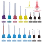 100PCS Dental Mixing Tips For Impression Material C&b Cements Temporary Crowns. Fixed Price $17.99.