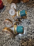 Air Products E12-2-N515B And E12-0-N515A Dual Gauge Specialty Gas Regulators. Fixed Price $69.00.