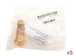 Lot Of 5 New Swagelok B-QC4-B-400 Quick Connect Body 1/4" Tube Fitting Brass. Fixed Price $79.99.
