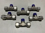 Lot Of Hoke Gyrolok Tube Fittings Male Branch Tee 316 Ss, Nos. Fixed Price $37.49.