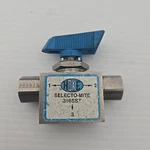 Hoke Selectomite 3-WAY Trunnion Ball Valve 7644F4Y 316 Sst 6000PSI Stainless. Fixed Price $19.20.
