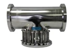 Nor-cal 3-WAY Tee Load Lock High Vacuum Chamber 10" Flange Od, Used (8218). Fixed Price $730.45.