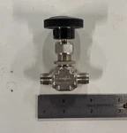 1- Swagelok Stainless Steel Integral Bonnet Needle Valve, 1/4" Npt, SS-1KM4. Fixed Price $45.00.