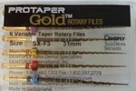 Protaper Gold Rotary Files 25 Mm SX-F3 Dentsply Tulsa Assorted Endodontics. Fixed Price $49.99.
