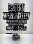 Contromatics Npt Ball Valve B/C-1111-LC-GR 316SS 1000 Psi New. Fixed Price $99.99.