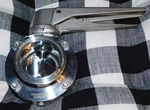 New Keystone F250 Bpe 316L Stainless Steel Butterfly Valve , 2.5". Fixed Price $329.95.
