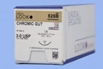 Look 525B Chromic Gut Absorbable Reverse Cut Sutures C6 3/8 Circle 3-0 18" 12/BX. Fixed Price $53.37.