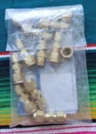 11 Swagelok B-400-6-2 Brass Compression Tube Fitting Reducing Union Lot. Fixed Price $89.99.