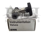 New Parker 6Z-V6LR-SS Needle Valve, V-series, 3/8", Ss, 5000 Psi. 6ZV6LRSS. Fixed Price $145.00.