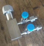 Swagelok Manifold Stainless Steel W/ SS-16-VCR-1 SS-8-VCR-1 (3X) SS-8-VCR-4. Fixed Price $75.00.
