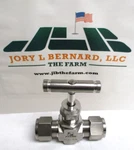 Panam , PNV-1B-S-08-0D 1/2" Tube Needle Valve SS-316 6000 Psi. Fixed Price $148.75.