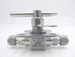 Swagelok SS-83TS6-LH SS83TS6LH High Pressure Ball Valve Ptfe Seats 1/2" Tube. Fixed Price $399.99.