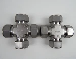 2X Swagelok SS-1610-4 Stainless Steel Tube Fitting 1" Od Cross Union 4-WAY. Fixed Price $274.95.