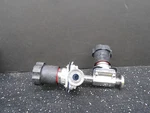 Itt Pure Flow " Diaphragm Valve W/ 45 Branch Sanitary Tri Clamp. Fixed Price $39.99.