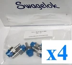 X4 New Swagelok SS-4-TA-1-2RS Male Adapter, 1/4 In Tube Od 1/8 Iso 4PC. Fixed Price $54.95.
