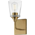 Maxim Lighting 12881CLNAB Hudson Wall Sconce Natural Aged Brass. Fixed Price $49.30.