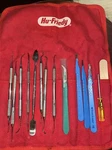 Hu-friedy 12 Dental Instruments CD4/5, CVTH1, BB21B,PKT1, PKT2, WS7 Keystone Etc. Fixed Price $100.00.