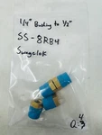Swagelok B-8RB4 Brass Reducing Bushing 1/4 Mnpt X 1/2 Fnpt Pack Of 4.. Fixed Price $14.54.