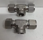 Lot Of New No Box! Swagelok 1/2" Tube 3/8" Fnpt Branch Tees SS-810-3TTF. Fixed Price $59.95.
