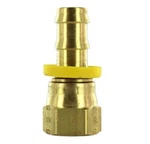 Parker 30682-6-6B Push-lok 3/8" Jic 37 Swivel X Straight Hose Barb Fitting. Fixed Price $19.95.