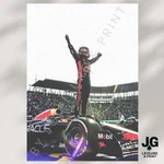 Max Verstappen Inspired Wall Art Poster - Formula One F1 A4 A3 A2 A1. Fixed Price $17.48.