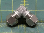 Gyrolok 8LU316 Union Elbow, 1/2" Tube To Fitting, Ss. Fixed Price $49.98.