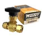 Whitey B-1RS8 1/2" Brass Needle Valve Compression End, Integral Bonnet, 3000-PSI. Fixed Price $49.12.
