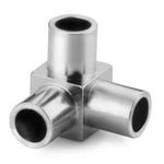 New Swagelok 316L Vim-var Micro-fit Tribow (tee+elbow), 1/4" Weld Fittings. Fixed Price $180.00.