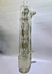 Kontes Glass Allihn Bulb Condenser 71/60 Joint Large Scale Distillation Reflux. Fixed Price $119.00.