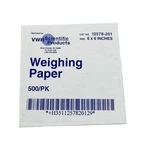 Vwr 12578-201 6X6 Inches Weighing Paper 500PK. Fixed Price $40.00.