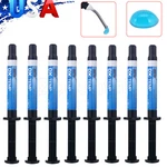 20PACK Dentex Dx.temp Dental Composite Resin 2.5G Temporary Flow Light Cure Blue. Fixed Price $160.33.