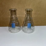 (2) Pyrex Vista 70980 125 Ml Glass Flask Stopper NO.5. Fixed Price $19.99.