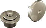Moen T90331BN Push-n-lock Tub & Shower Drain Kit 1.5" Threads, Brushed Nickel. Fixed Price $51.00.