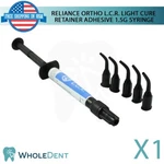 Reliance L.c.r. Light Cure Retainer Adhesive 1.5G Syringe 0RTHODONTIC Bond. Fixed Price $86.00.