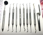 Dental Instrument Operative Waxing Bundle Set Carver Mirror Ball Burnisher. Fixed Price $125.00.