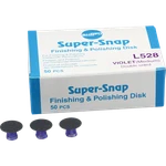 Shofu L528 Super-snap Buff Disks Medium Finishing Dark Violet Double Sided 50/BX. Fixed Price $22.54.