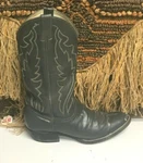 Diamond Gray Leather Justin Boots Western Cowboy Mens 9 1240. Fixed Price $56.99.