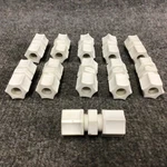 Lot Of 11 Jaco 15-6-P-PG 3/8" X Od Polypropylene Tube Union Connect New. Fixed Price $19.99.