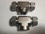 Swagelok SS-1610-3TTF Stainless Tube Fitting, Female Branch Tee, 1" Qty: 2. Fixed Price $375.00.