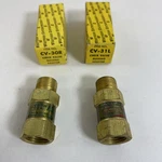 Lot Of 2 Western Enterprises CV-30R And CV-31L Regulator Check Valve. Fixed Price $13.39.