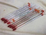 Lot Of 9 Sper Scientific Laboratory Chemical Thermometer 76MM 1MM, -10C-100C. Fixed Price $39.99.