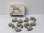 New Lot Of 10 Parker Trueseal Low Pressure 90 Elbow A6ME4-MG 3/8" Tube 1/4"FNPT. Fixed Price $12.00.