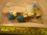 Lot Of 3 Swagelok B-810-1-4 Brass Connect 1/2 Tube Od X 1/4 Mnpt, C0265. Fixed Price $29.95.