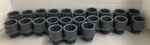 Lot Of 23 Spears 1" Sch 80 Pvc 836-010 Male Adapter Socket X Mnpt (B209). Fixed Price $70.00.