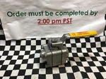 Swagelok Ball Valve 3/4" Fnpt, SS-F65TF12, SSF65TF12, Shipsameday. Fixed Price $890.42.