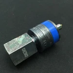 Swagelok B-QC4-D-4PFK5 Brass Insturment Quick Connect Stem Valve 1/4" Blue Key. Fixed Price $30.00.