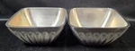 Vollrath Stainless Steel Serving Bowls 18-8 Nsf Commercial Square Set Of 2 7". Fixed Price $29.99.