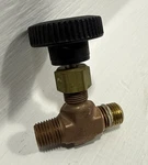 Parker 4M-V4LN-B Needle Valve 1/4 Pipe Brass 3000PSI Round Handle 11FB (tested). Fixed Price $44.99.