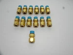 Swagelok Brass Male Connector Tube 3/8 Thread 9/16-18 Lot Of 13. Fixed Price $18.50.